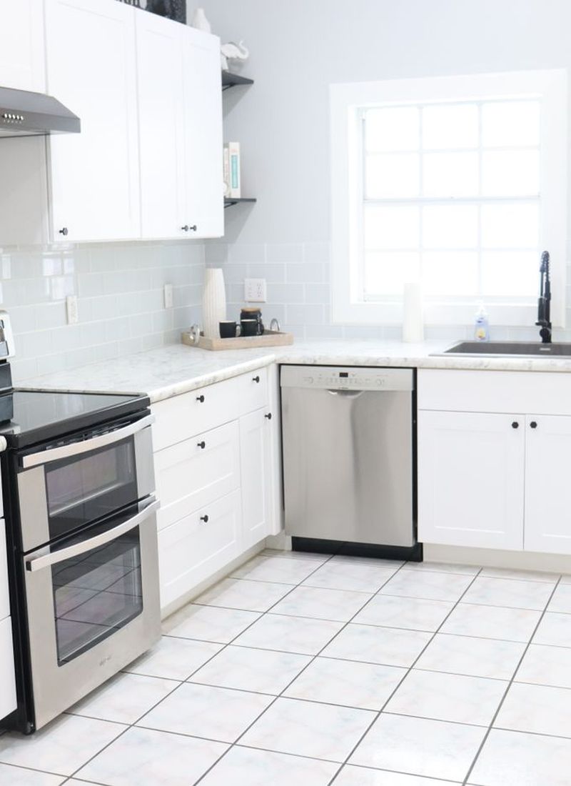 Clean kitchen after a residential cleaning
